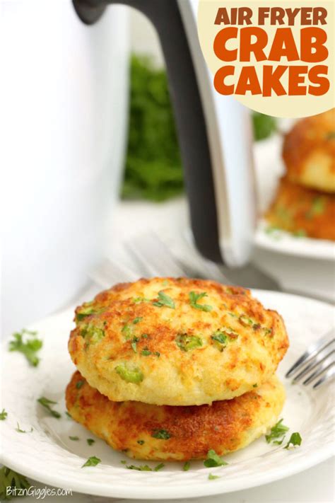 Air Fryer Crab Cakes - Bitz & Giggles