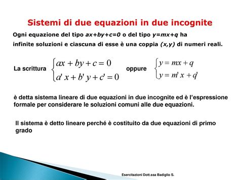 I Sistemi Di Equazioni Di 1 Grado Ppt Scaricare