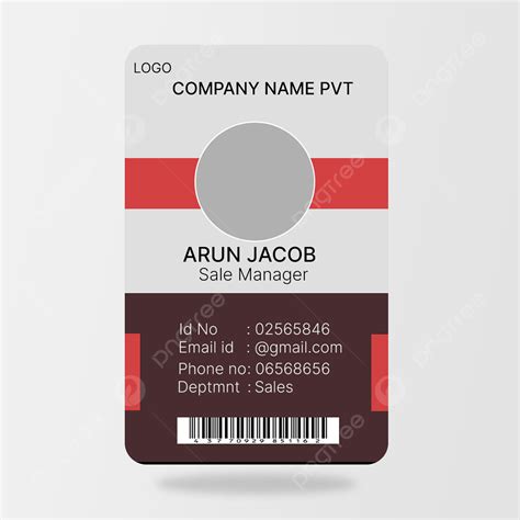 Company Id Card Design Template Template Download On Pngtree