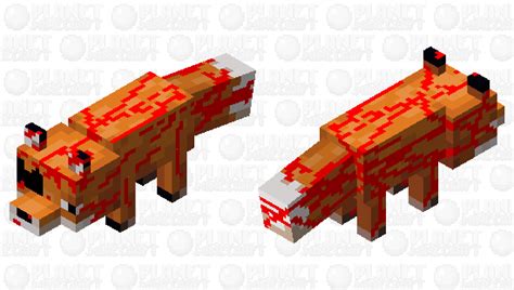 Tuff Time Fox Minecraft Mob Skin