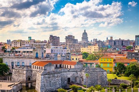 Havana, Cuba Old Town stock photo. Image of landmark - 111486436