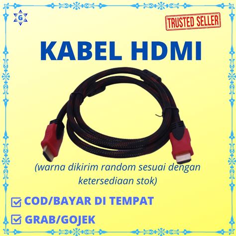 Jual Kabel Hdmi Serat Jaring Hdmi To Hdmi Bahan Tebal Berkualitas