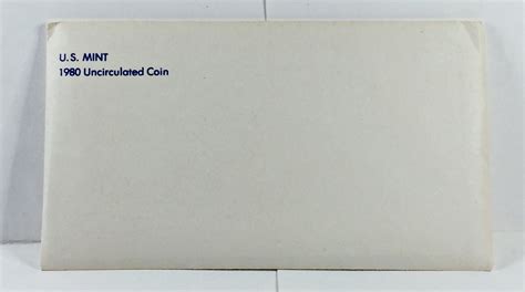 United States Mint Uncirculated Coin Set Both P D Mint Marks In