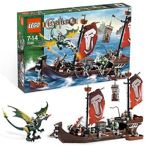 Lego 7048 Castle Troll Warship Entertainment Earth