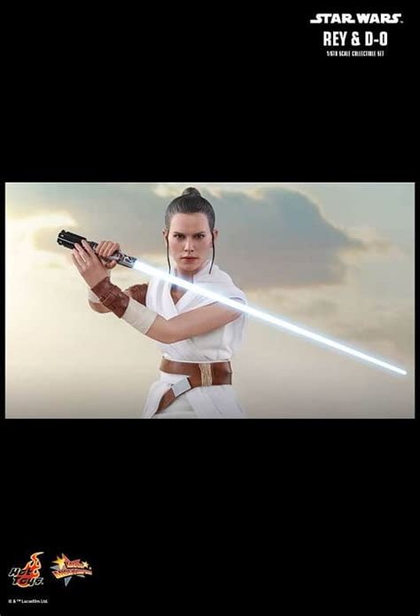 REY AND D O Scale Figure MMS STAR WARS THE RISE OF SKYWALKER HOT TOYS Cawette Jones