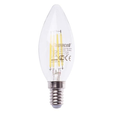 4 Watt E14 Small Edison Screw Decorative LED Filament Candle Bulb