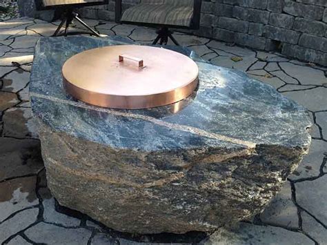 Round Copper Fire Pit Cover 16g Solid Smooth - Etsy