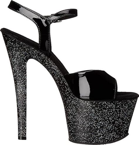 Pleaser Sky 309 7 Inch High Heel Platform Sandals Pole Dancing Shoes Sandals Ebay