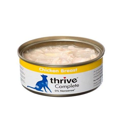 Thrive 天然貓主食罐頭 75g -雞胸肉 - BC Pets 寵物用品中心 - 門市/網上/電話購買.免費送貨.行貨保證
