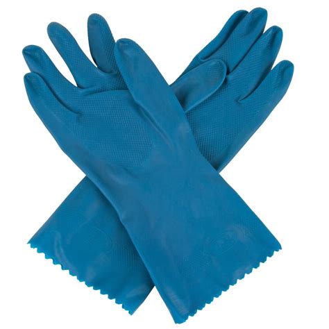 Premium 18 Mil Blue Embossed Unsupported Latex Gloves Small Pair