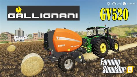 Farming Simulator Gallignani Italia Gv Baler And Tribine T