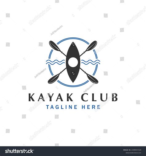 Kayak Sport Logo Design Your Company Stock Vector (Royalty Free ...