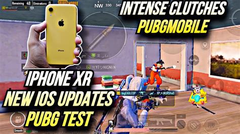 Intense Clutches😱iphone Xr New Ios 167 Update Pubg Test Pubg Mobile