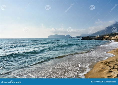 Falasarna Beach In Crete Greece Stock Photo Image Of Sunset Greece