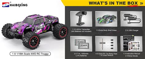 Amazon Haiboxing Scale Brushless Fast Rc Cars A Wd Off