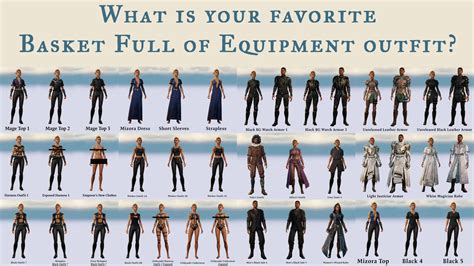 What is your favorite Basket Full of Equipment outfit? - Discussion ...