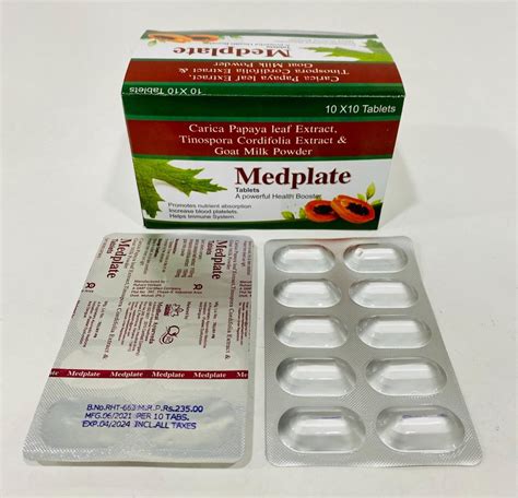 Carica Papaya Tinospora Cordifolia Goat Milk Tablets At Rs Box