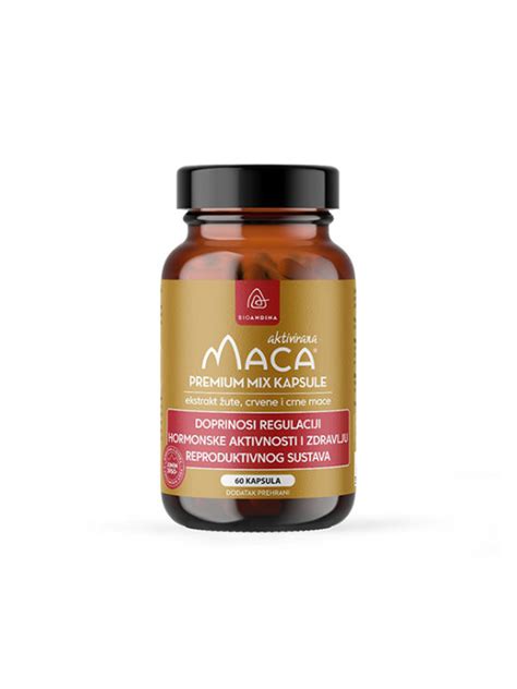 Bioandina Premium Mix Maca Kapsule Kompleks Tovarna Zdrave Hrane