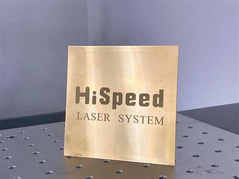 Laser Engraved Brass Plate | Laser Engraving Brass - Hispeed