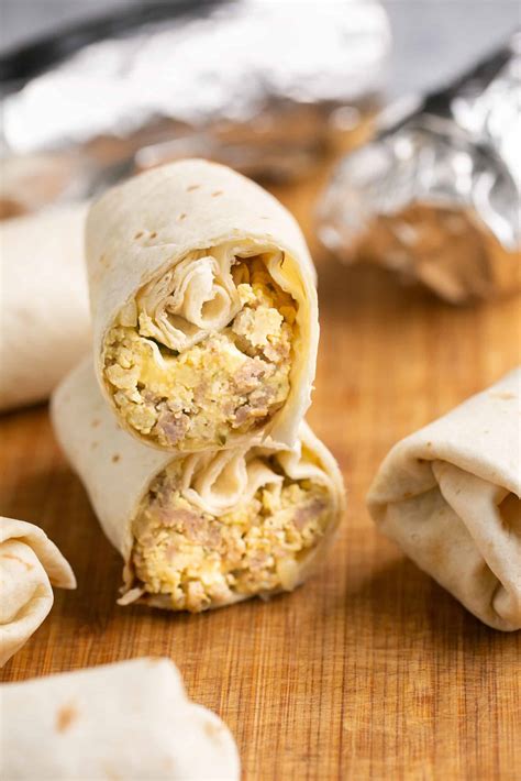 Healthy Breakfast Burritos Easy Meal Prep Lauren Fit Foodie