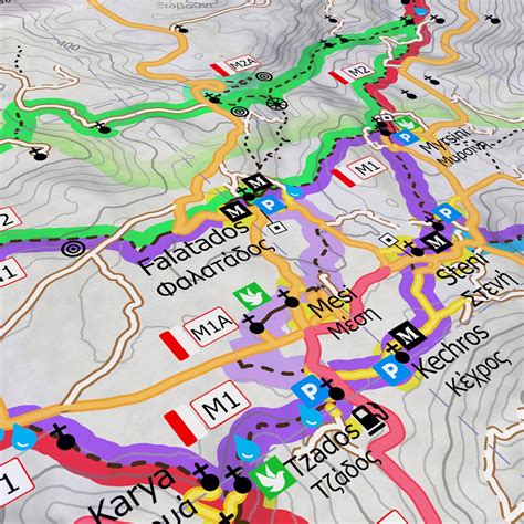 Tinos Trails – Hiking Map - Staridas Geography