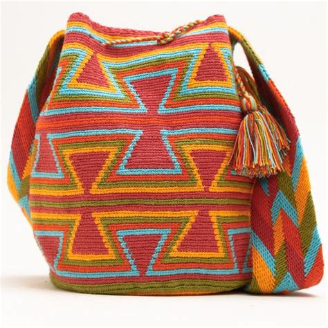 Wayuu Boho Bags With Crochet Patterns Knitted Bags Crochet Handbags