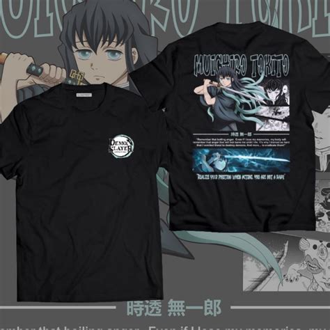 Jual Baju Anime Kaos Demon Slayer Muichiro Tokito Ds Anime Keren