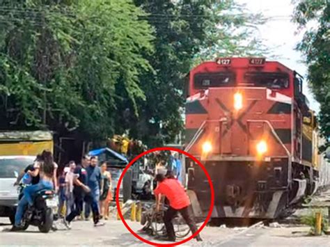 Hombre En Silla De Ruedas Se Salva De Ser Arrollado Por Tren