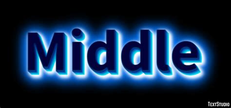 middle text generator textstudio