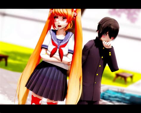 Mmd X Yandere Simulator Rival 1 Osana X Taro By Missmmdedit On