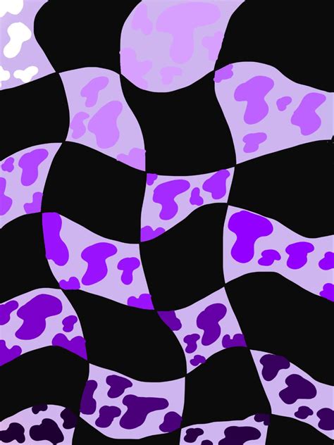 Purple Checkers Cow Prints In 2023 Cow Print Wallpaper Purple