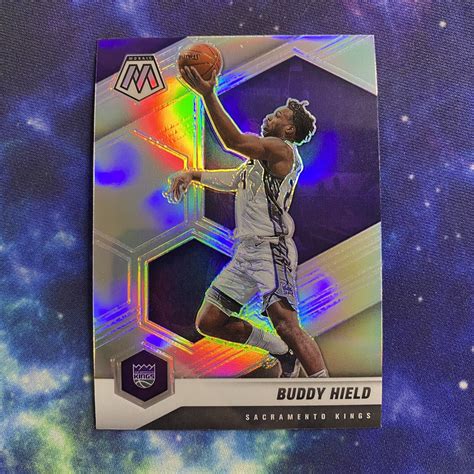 Buddy Hield Panini Mosaic Silver Prizm Sacramento Kings Sp