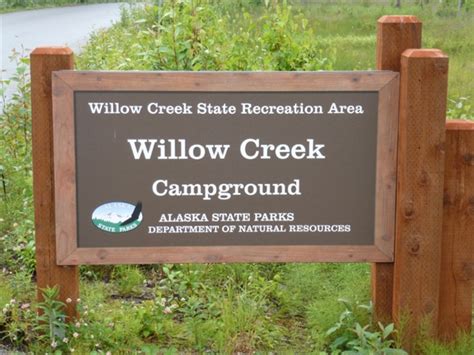 Willow Creek State Recreation Area Willow Creek Campground, Willow, AK ...