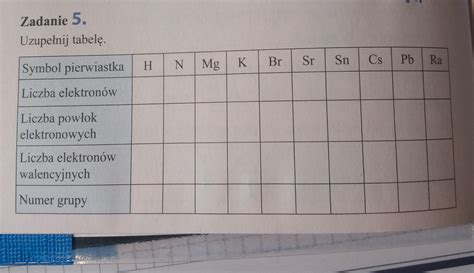 Uzupełnij Tabelę zad 5 str 44 Brainly pl