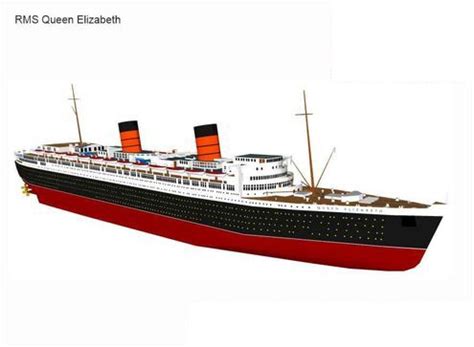 RMS Queen Elizabeth 3D Model 66130 Model COPY Default