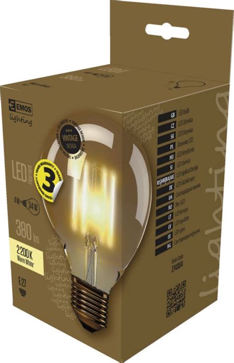 Led крушка за дома Emos G95 E27 4 W 2200k Store Bg