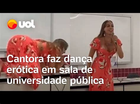 Cantora faz dança erótica em sala de universidade pública na BA