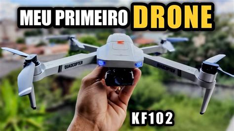 Meu Primeiro Drone KF102 DRONE BOM E BARATO YouTube