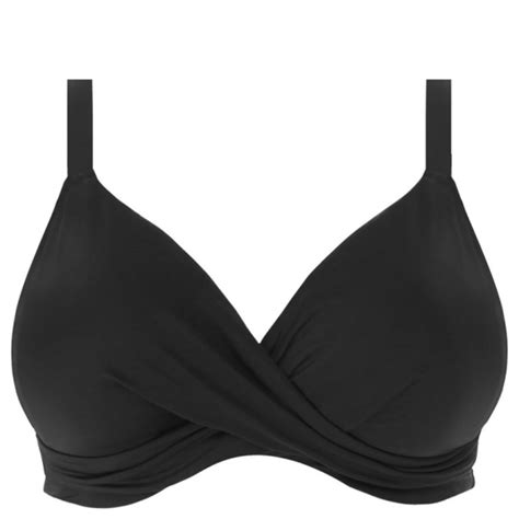 Elomi Swim Magnetic Plunge Bikini Oberteil Black Annadiva