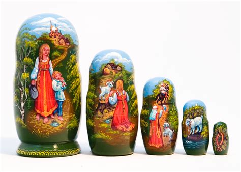 Alyonushka Fairy Tale Nesting Doll