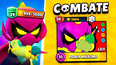 Trof Us No Combate A Lily No Brawl Stars Youtube