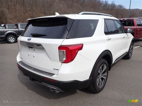 2020 Star White Metallic Tri Coat Ford Explorer Platinum 4WD 137516314