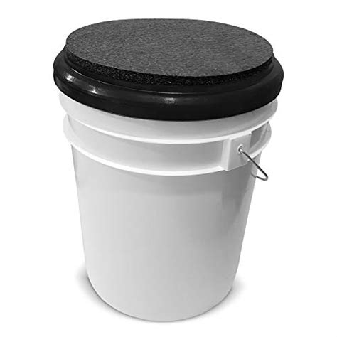 Black Padded 5 Gallon Bucket lid seat by Bucket Lidz | Pricepulse