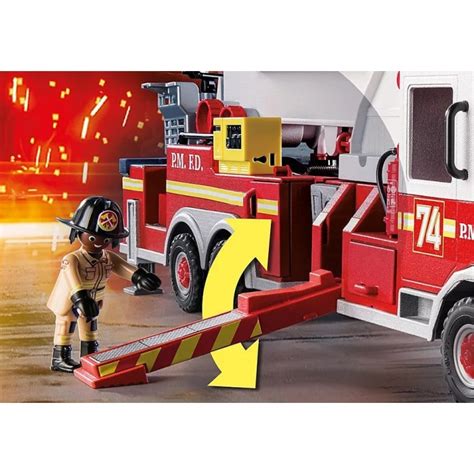 Playmobil City Action Camion de pompiers avec échelle 70935 Franc