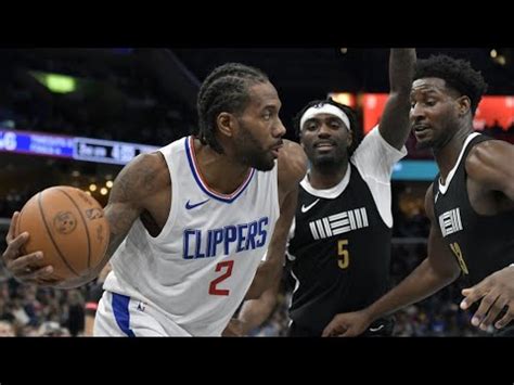 La Clippers Vs Memphis Grizzlies Full Game Highlights February