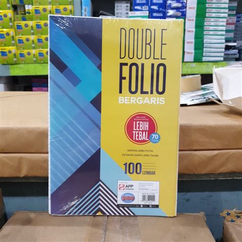 Jual Double Folio Sidu Kiky 70 Gram Isi 100 Lembar Kertas Bergaris