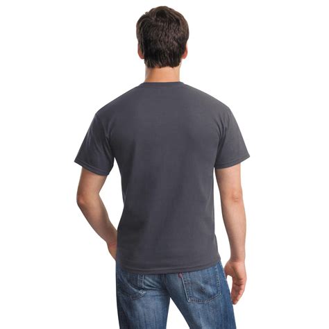 Gildan 2300 Ultra Cotton T Shirt With Pocket Charcoal