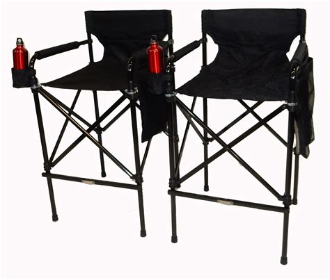 TuscanyPro Houdini Tall Director Chair Set Of 2 Quad Style Super