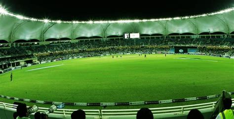 Dubai International Cricket Stadium in Sheikh Mohammed Bin Zayed Road ...