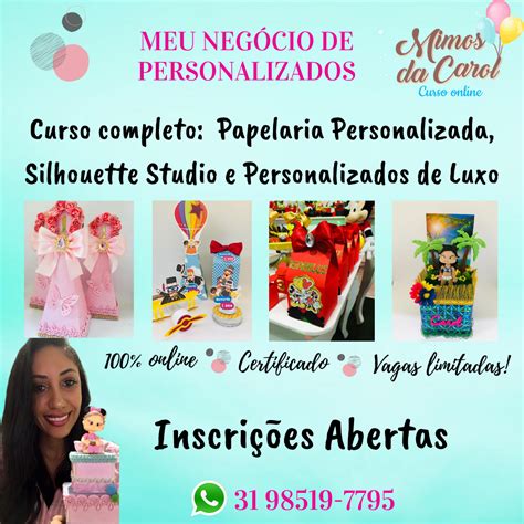 Curso Completo Papelaria Personalizada Silhouette Studio E